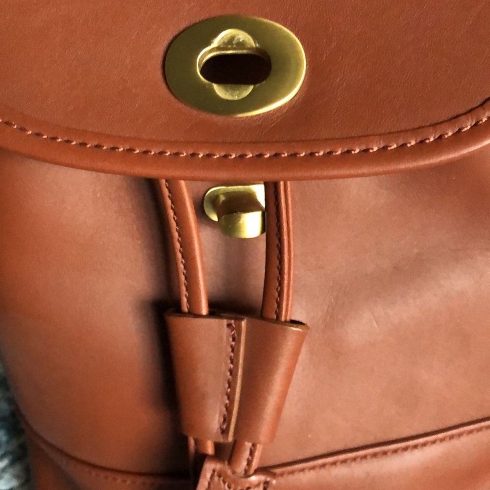 PreOwned Small Backpack Deep Tan - Picture 2 of 12
